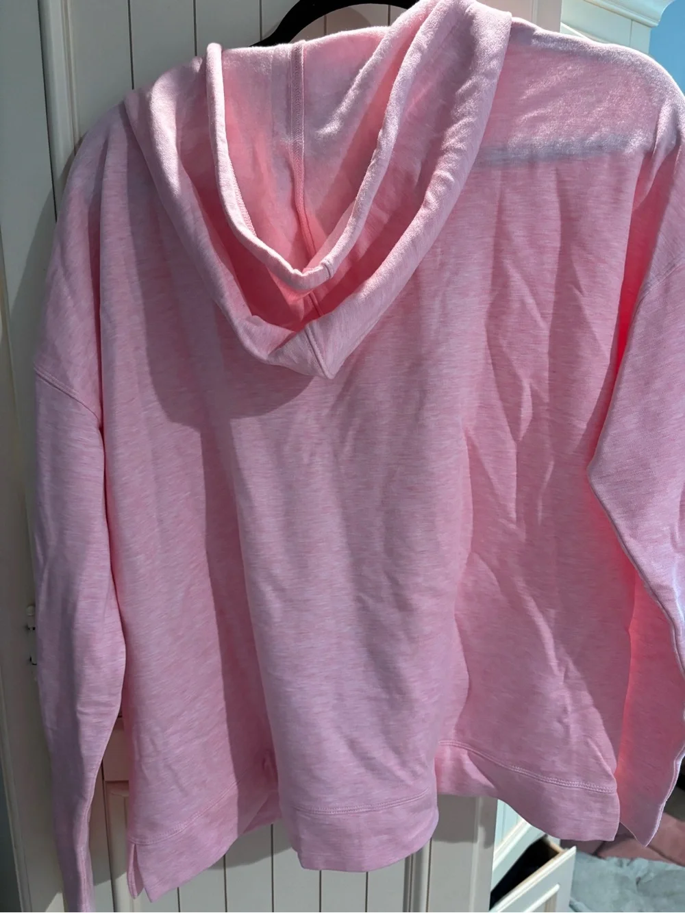 Vineyard Vines Flamingo Heather Pink Popover Hoodie - Picture 4 of 5